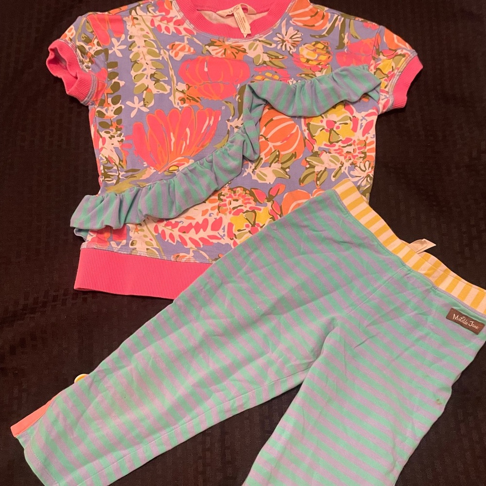 Matilda Jane straightees with matching top set size 8